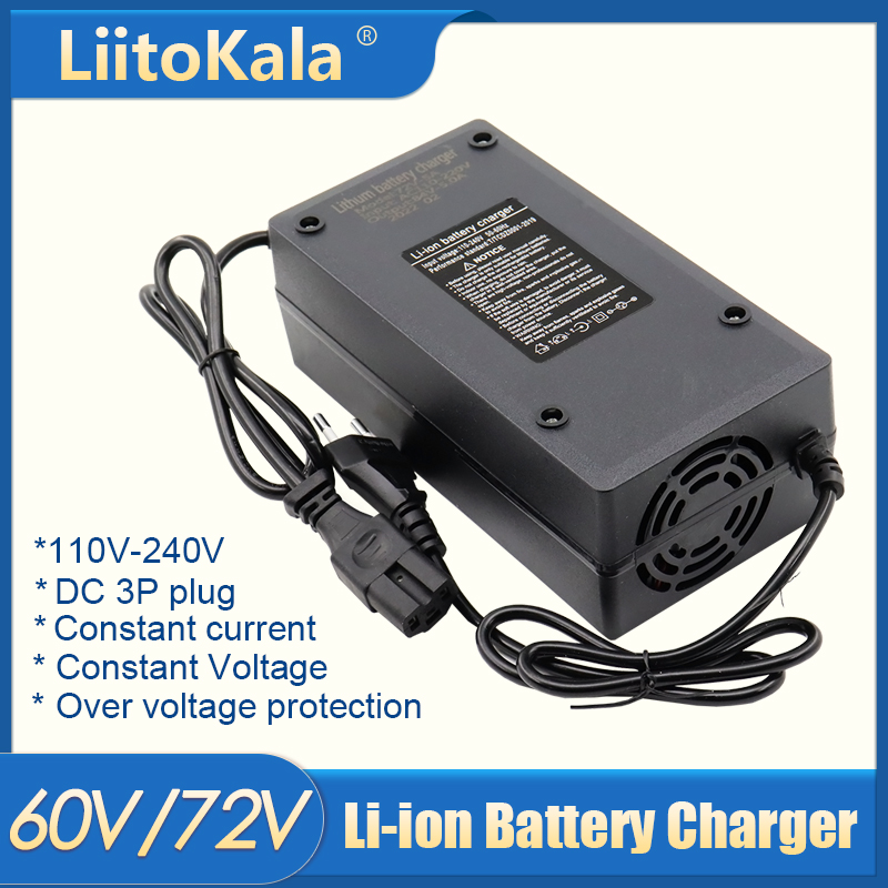 60V/72V 5A Li-ion lithium batt - огляд і ціна 84V 20A Smart Charger