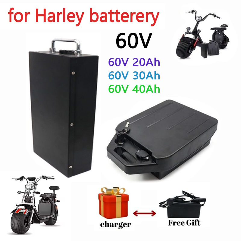 HarleyBattery 60V 20Ah 30Ah 40 - огляд і ціна 60V 50Ah Electric Scooter Battery