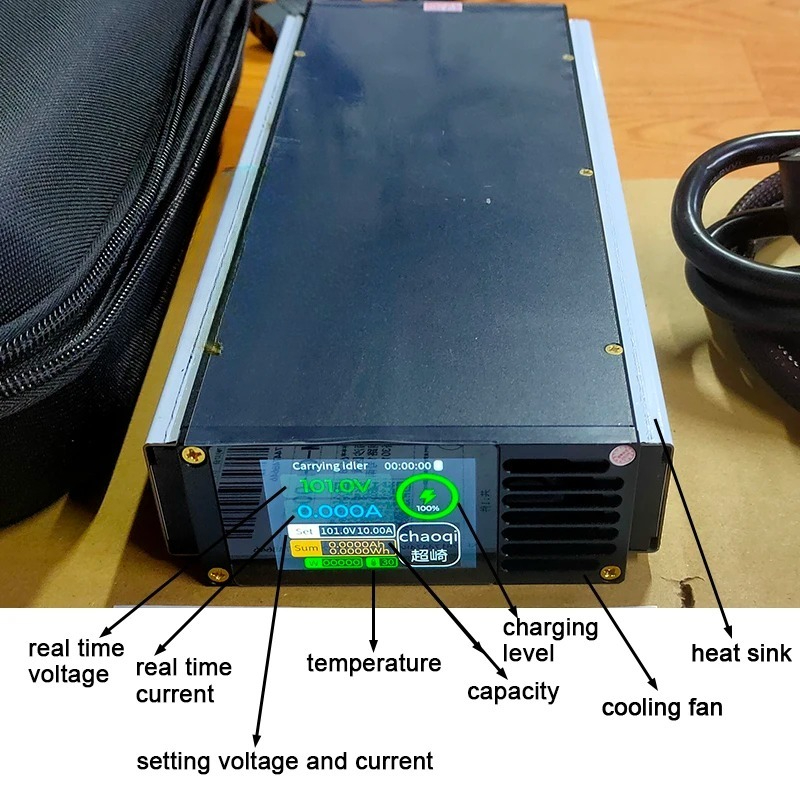 Current Voltage Adjustable Sma - огляд і ціна 84V 20A Smart Charger