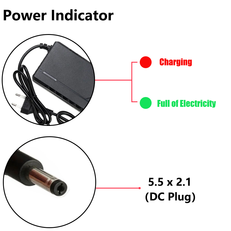 36V 48V 60V 72V Charger 2A 3A  - огляд і ціна 84V 20A Smart Charger