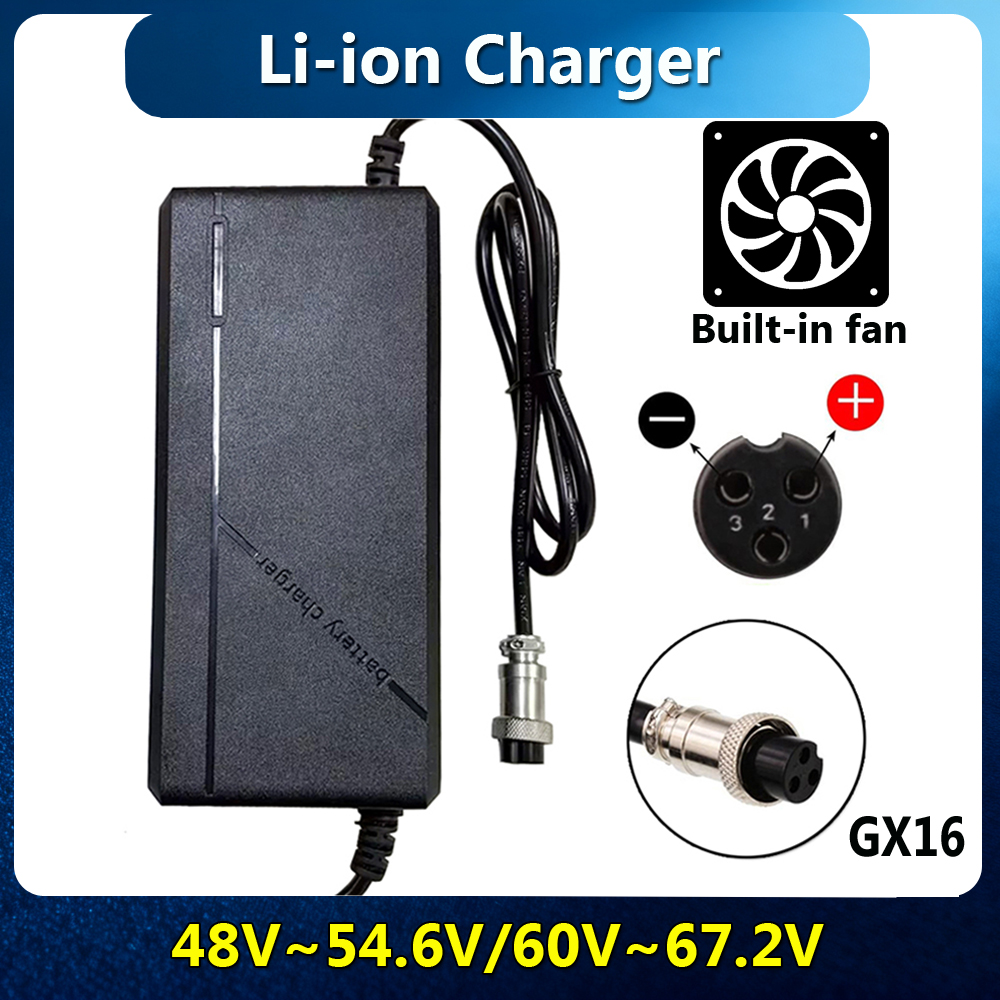 54.6V 67.2V Li-ion Charger For - огляд і ціна 84V 20A Smart Charger