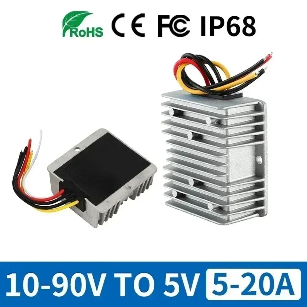 DC 10-90V to 5V Converter 5Vol - огляд і ціна 72V 15A Fast Charger
