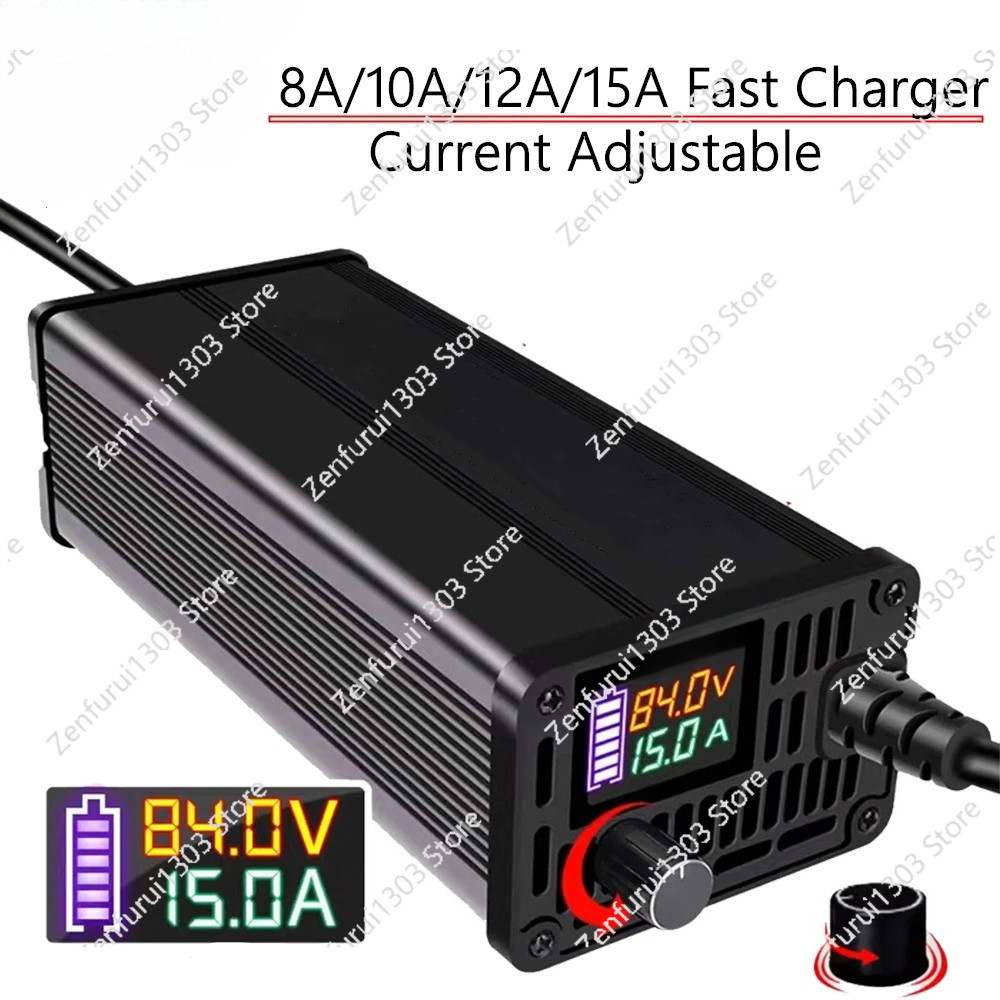10A 15A 24V 48V 58.4V 72V 60V  - огляд і ціна 72V 15A Fast Charger