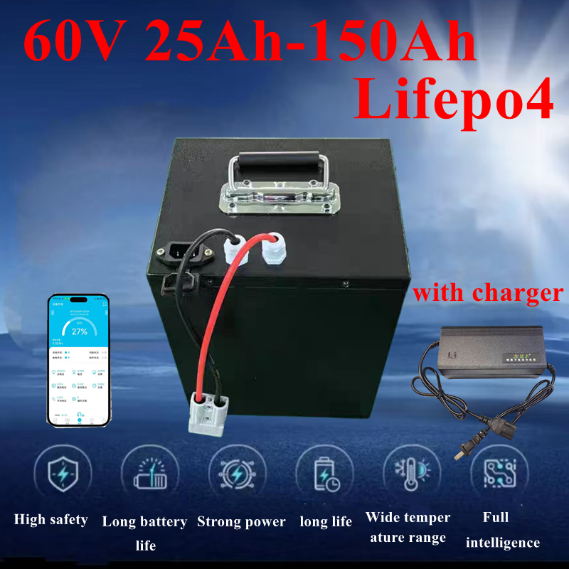100Ah 60V 60Ah 80Ah 30Ah 60V 4 - огляд і ціна 60V 50Ah Electric Scooter Battery