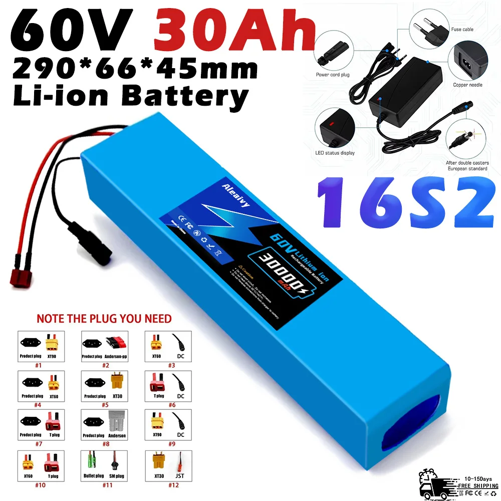 2025 Upgraded 60V 30Ah 18650 L - огляд і ціна 60V 50Ah Electric Scooter Battery