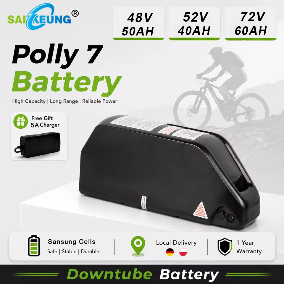 E bike cham-rider 36v 48v 52v  - огляд і ціна 72V 50Ah 21700 Lithium Battery