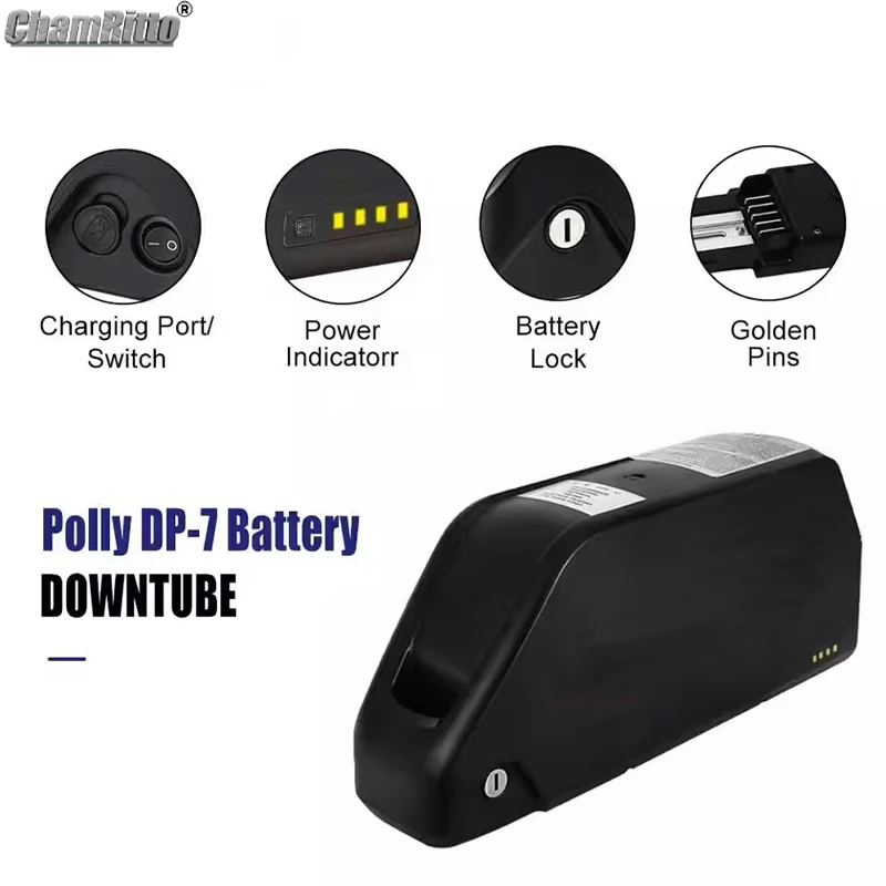 E bike cham-rider 36v 48v 52v  - огляд і ціна 72V 50Ah 21700 Lithium Battery