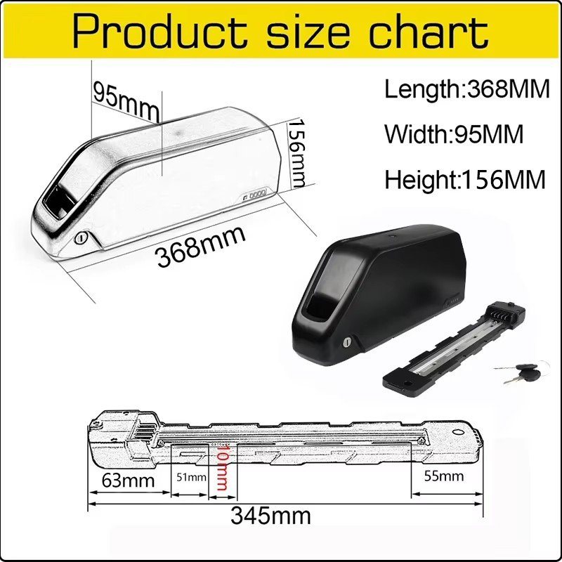 E bike cham-rider 36v 48v 52v  - огляд і ціна 72V 50Ah 21700 Lithium Battery